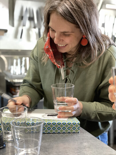 Cocktail creation with Aimee Bouchard