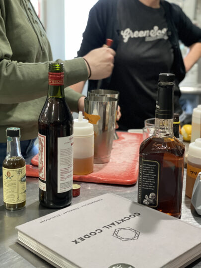 Cocktail creation with Aimee Bouchard